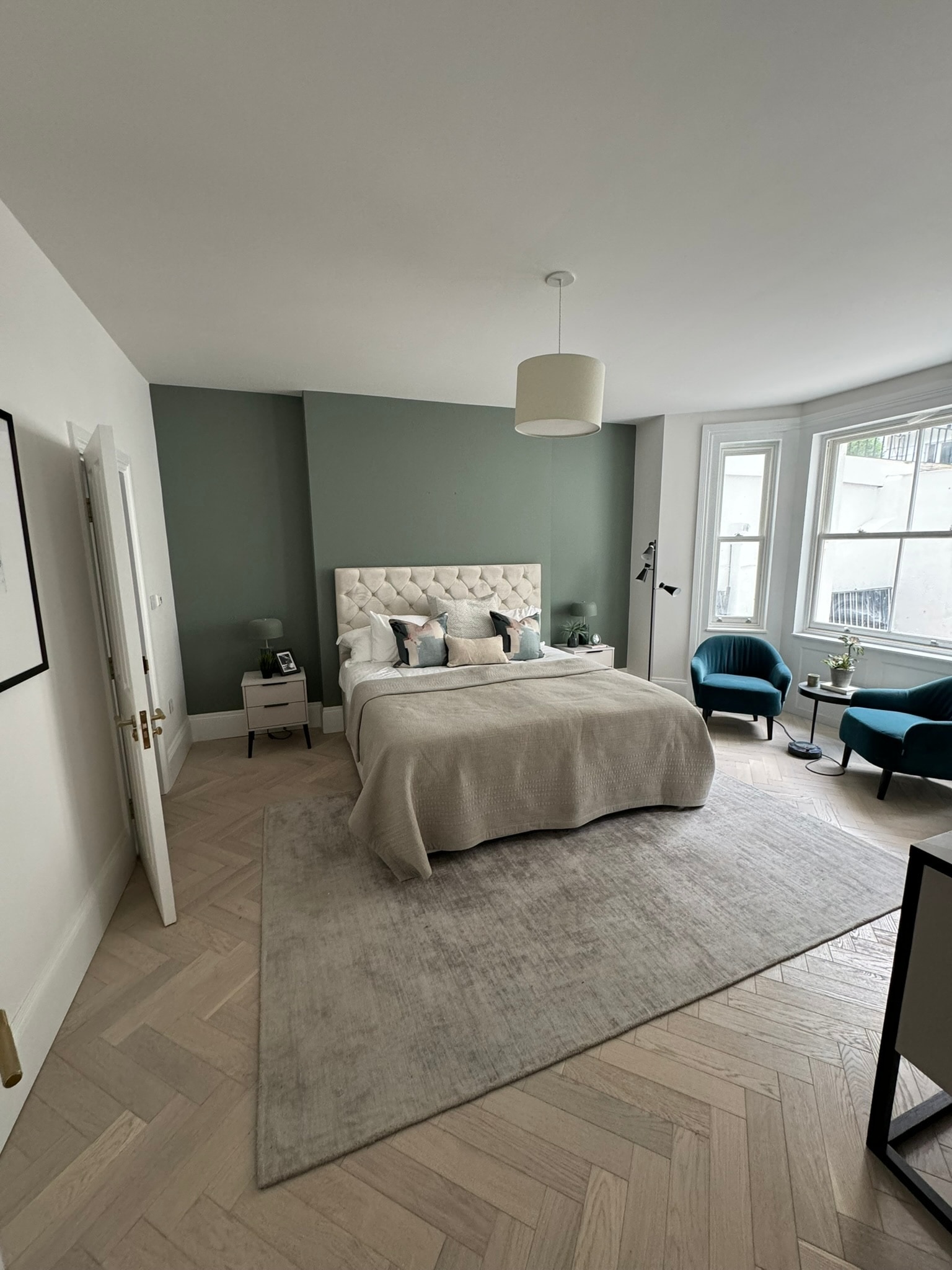 Queens Park, the completed bedroom