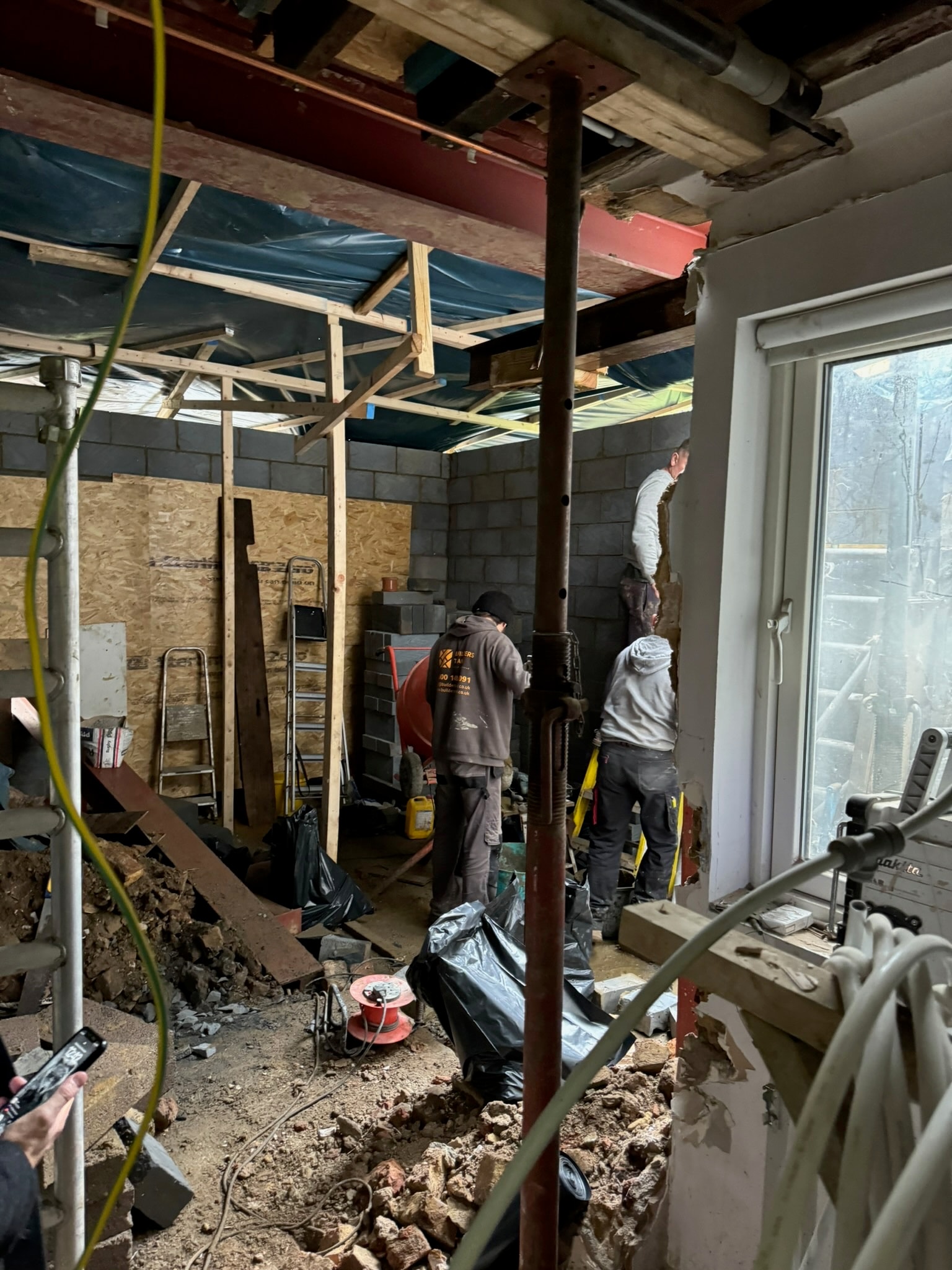 Queens Park, the works, frame 2